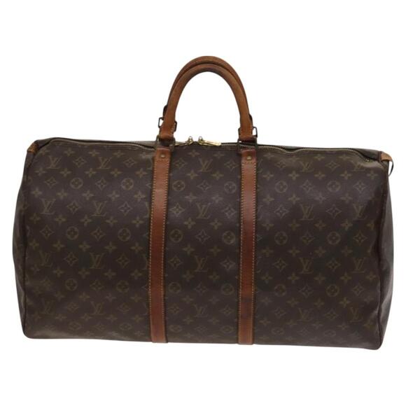 LOUIS VUITTON Monogram Keepall 55 Boston Bag M41424 - Picture 13 of 16